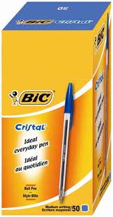 قلم حبر جاف كرستال(Bic Crystal)